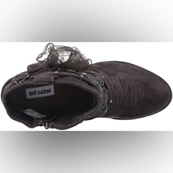 Not Rated Women's Midas Ankle Bootie Grey Sz 7.5 women - Picture 3 of 16